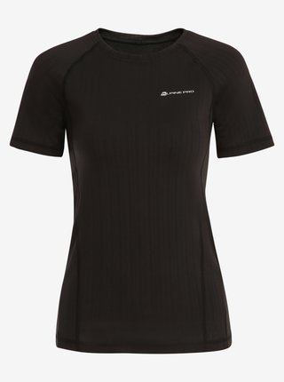Dámské rychleschnoucí tričko ALPINE PRO CORPA černá