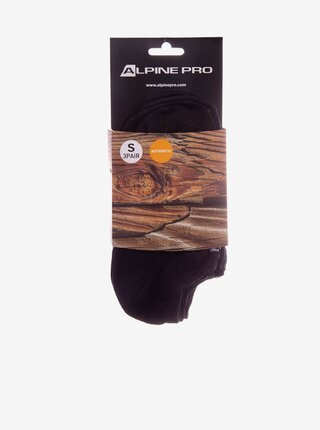 Sada tří párů unisex ponožek v černé barvě ALPINE PRO 3UNICO  
