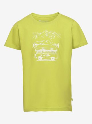 Dětské bavlněné triko ALPINE PRO BADAMO zelená