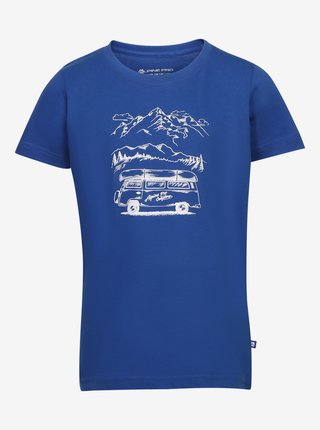 Modré dětské bavlněné triko ALPINE PRO BADAMO