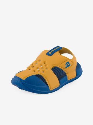 Modro-žlutá dětská letní obuv ALPINE PRO BREDO  
