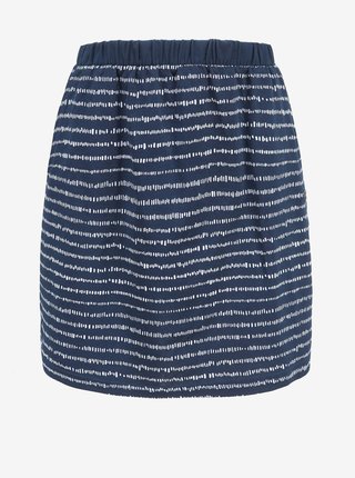 Modrá dětská pruhovaná sukně ALPINE PRO GESBO
