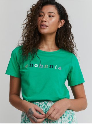 Zelené dámské tričko s nápisem ICHI
