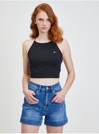 Tričká s krátkym rukávom pre ženy Tommy Jeans - čierna