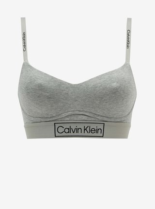 Šedá dámska podprsenka Calvin Klein Underwear