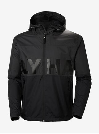Černá pánská voděodolná lehká bunda s kapucí HELLY HANSEN Amaze Jacket