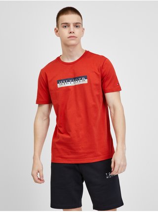 Červené pánske tričko Tommy Hilfiger