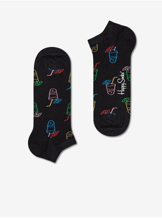 Černé vzorované ponožky Happy Socks Lemonade