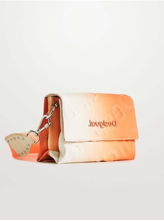 Oranžovo-biela dámska kabelka Desigual Colorama Deep Rodas