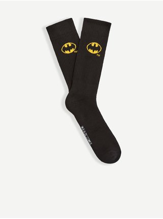 Černé pánské ponožky s motivem Celio Batman 