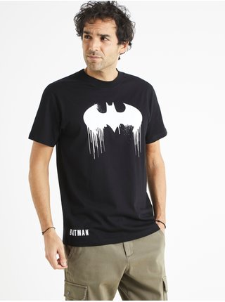 Černé pánské tričko s potiskem Celio Batman