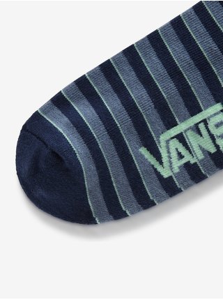 Modré dámské pruhované ponožky Vans Skate 