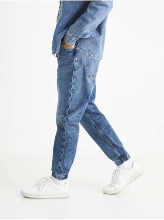 Modré pánské džínové kalhoty Celio  
