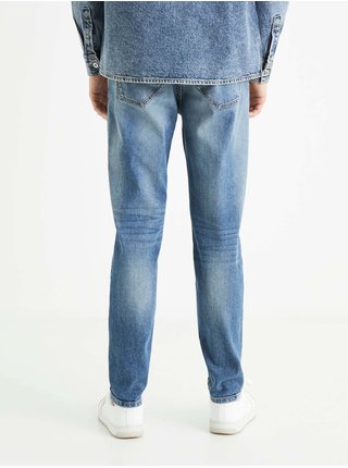 Modré pánské skinny fit džíny Celio C45