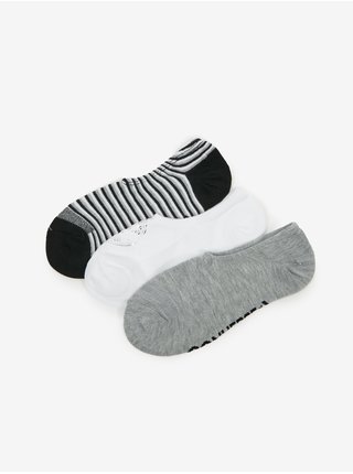 Ponožky pre ženy Converse - biela, sivá, čierna