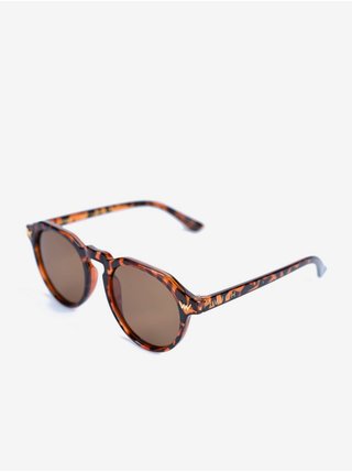 Dámské hnědé sluneční brýle s gepardím vzorem VUCH Rizolli
