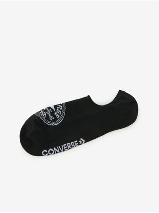 Sada dvoch párov unisex ponožiek v čiernej farbe Converse