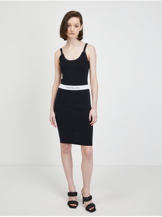 Šaty na denné nosenie pre ženy Calvin Klein - čierna, biela