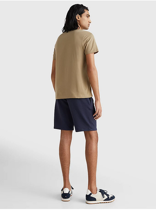 Khaki pánské tričko Tommy Hilfiger