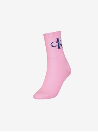 Růžové dámské ponožky Calvin Klein Jeans