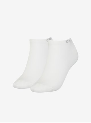 Ponožky pre ženy Calvin Klein - biela