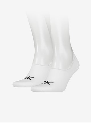 Sada dvou párů pánských ponožek v bílé barvě Calvin Klein