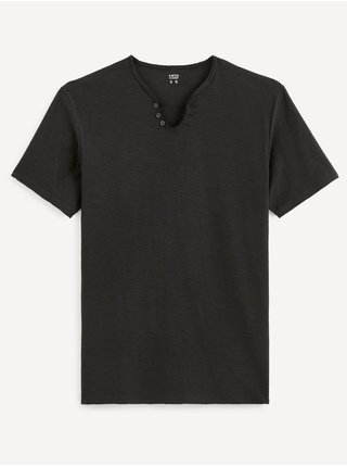 Čierne pánske tričko Celio