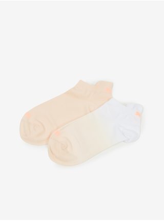 Sada dvou párů dámských ponožek v meruňkové barvě Puma