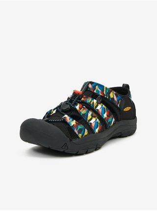 Černé dámské vzorované outdoorové sandály Keen