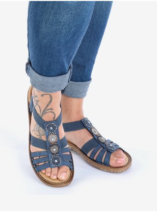 Sandále pre ženy Rieker - modrá