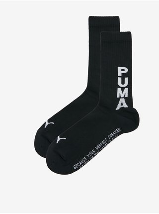 Sada dvou párů ponožek v černé barvě Puma