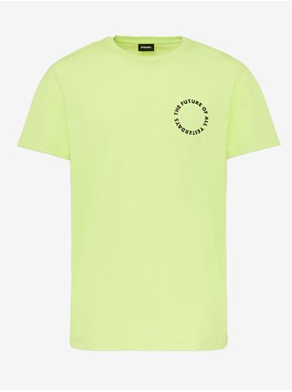 Neonovo zelené pánske tričko Diesel Diegos
