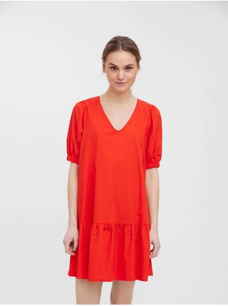 Letné a plážové šaty pre ženy VERO MODA - oranžová