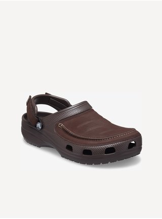 Sandále, papuče pre mužov Crocs - tmavohnedá