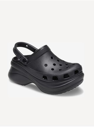 Černé dámské pantofle na platformě Crocs Classic 