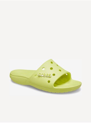 Světle zelené dámské pantofle Crocs Classic