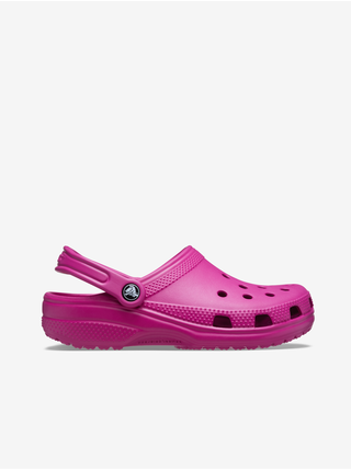Tmavě růžové dámské pantofle Crocs Classic