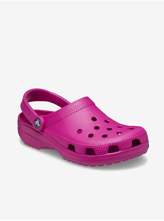 Tmavoružové dámske papuče Crocs Classic