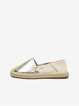 Espadrilky ve zlato-krémové barvě ONLY Leva
