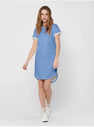 Modré basic šaty Jacqueline de Yong Ivy