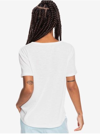 Bílé dámské tričko Roxy Oceanholic