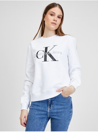 Mikiny pre ženy Calvin Klein Jeans - biela