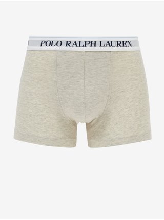 Boxerky pre mužov POLO Ralph Lauren - sivá, tmavosivá, krémová
