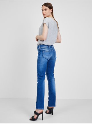 Modré dámské straight fit džíny Pepe Jeans