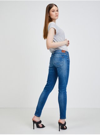 Modré dámské skinny fit džíny Pepe Jeans Lola