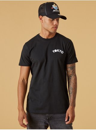 Černé pánské tričko s potiskem New Era