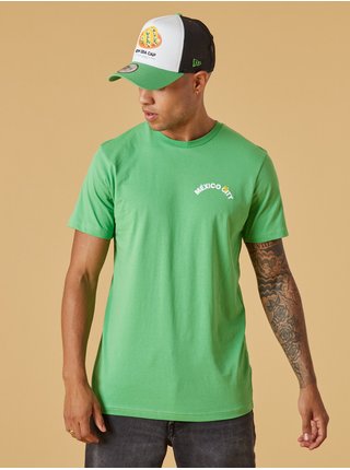 Světle zelené pánské tričko s potiskem New Era