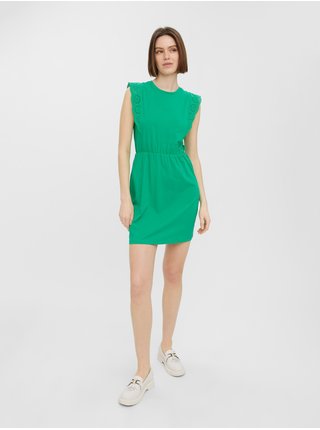 Zelené krátké šaty VERO MODA Hollyn