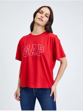 Červené dámske tričko GAP logo easy