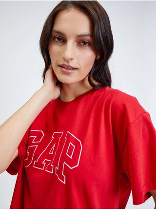 Červené dámské tričko GAP logo easy